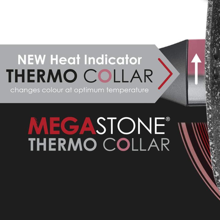 Actual product image Salter BW10695BRMFOB Megastone Thermo Collar 32cm Frying Pan (32 cm, Frying pan, Aluminium)
