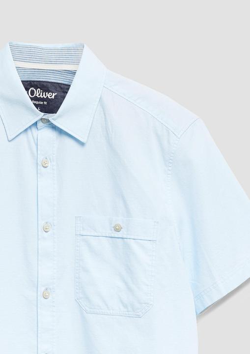 Immagine prodotto s.Oliver Regular Fit: Fein strukturiertes Kurzarmhemd (M)