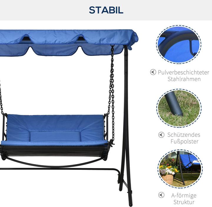 Produktbild Outsunny Schwingliege mit Dach