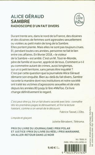 Produktbild Sambre : radioscopie d'un fait divers (Französisch, Géraud Alice, 2024)