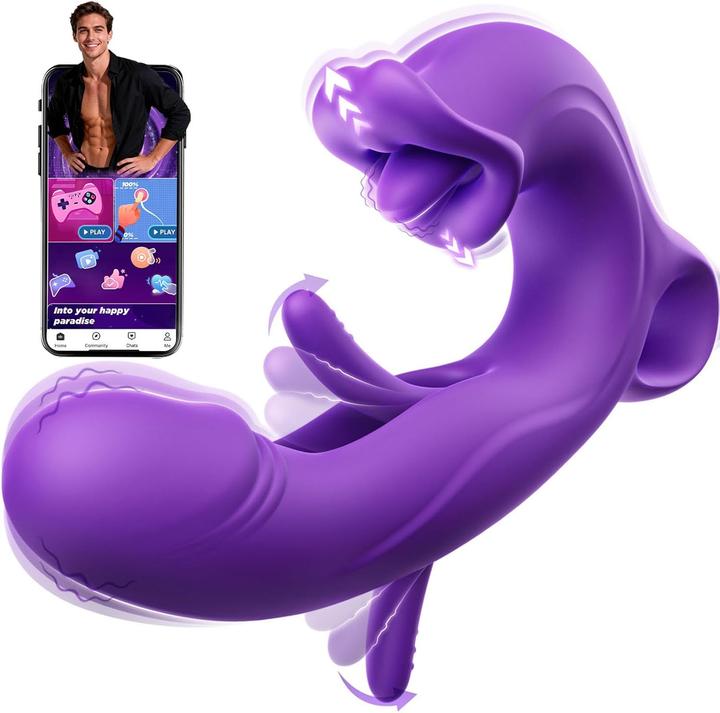 Glanvoo Modes lchage de langue, coup et vibration