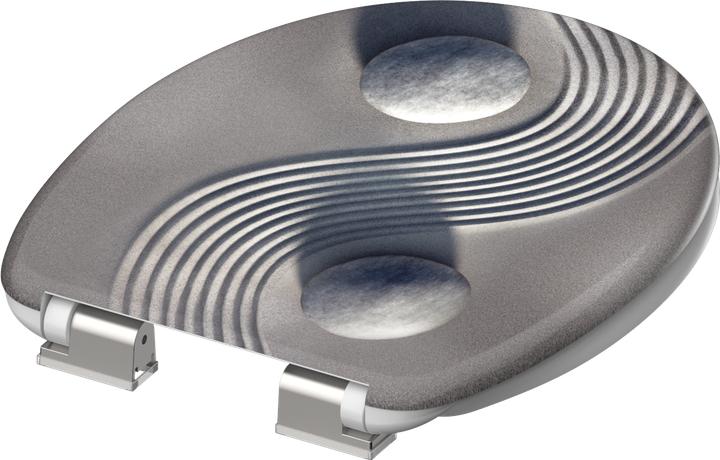 Actual product image Schütte Duroplast WC seat YING&YANG soft-close WC seat 82152 Asian