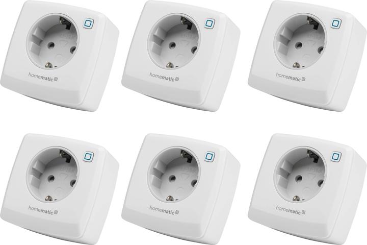 Homematic IP 157338A0, switchable socket outlet, 6 pieces
