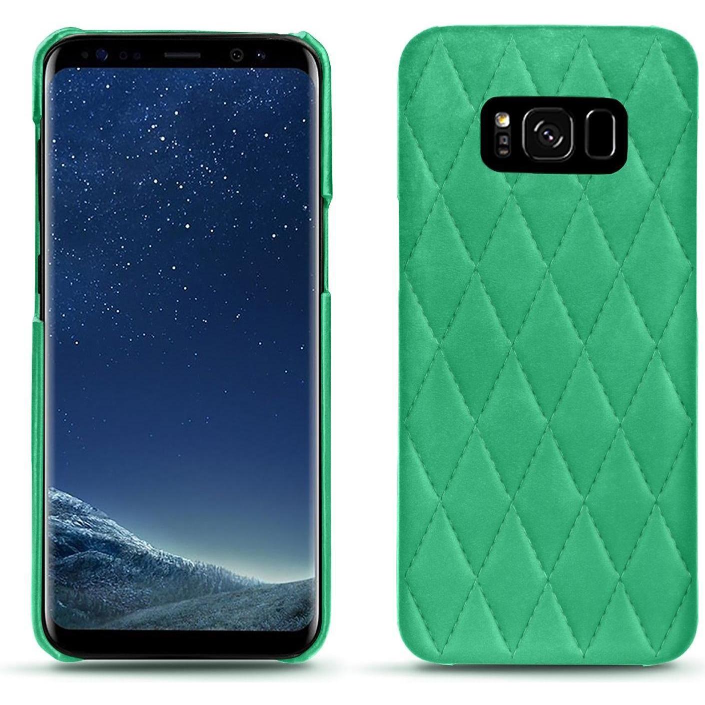 Noreve Lederschutzhülle (Samsung Galaxy S8+), Smartphone Hülle, Grün