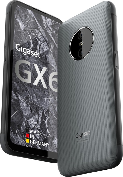Actual product image Gigaset GX6 Outdoor (128 GB, Titanium Grey, 6.60", Dual SIM, 50 Mpx, 5G)