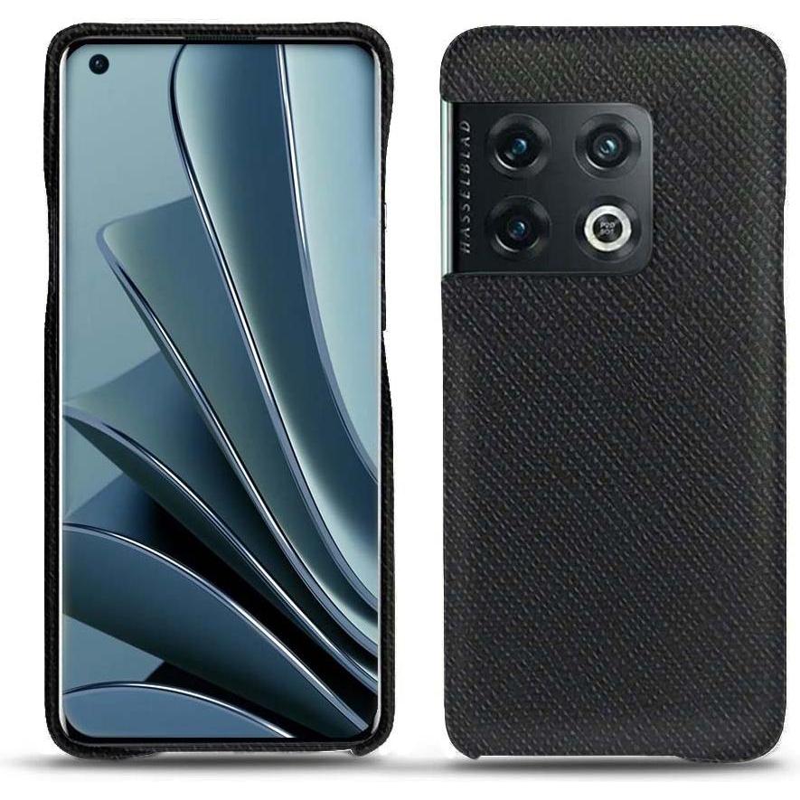 Noreve Lederschutzhülle (OnePlus 10 Pro), Smartphone Hülle, Schwarz