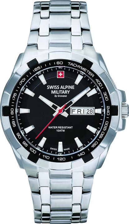 Produktbild Swiss Alpine Military 7043.1137 Day-Date 42mm 10ATM (Analoguhr, Sportuhr, Swiss Made, 42 mm)