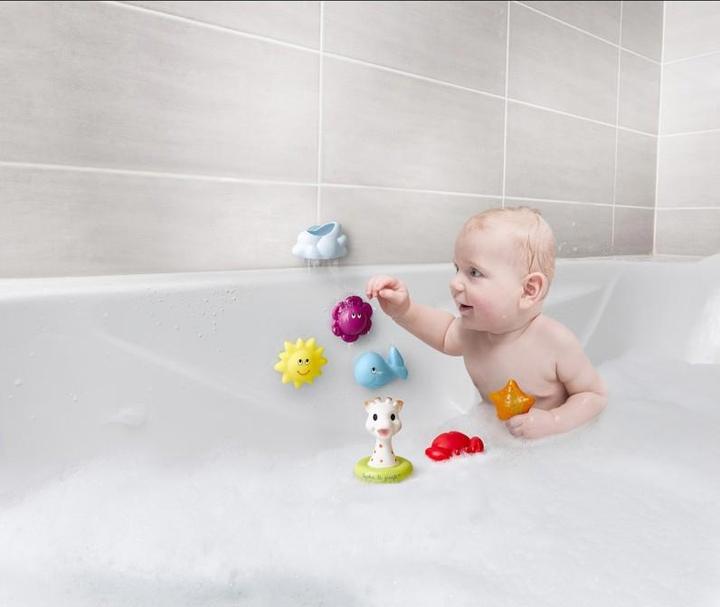Actual product image Vulli Sophie la girafe bath toys 7 pcs. 10m + Fresh Touch 523428