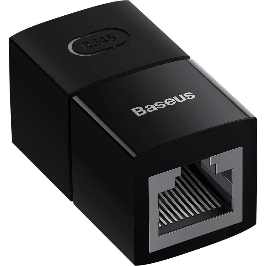 Baseus Network coupler Ethernet RJ-45 cable connector AirJoy Series 10 pcs - black (Netzwerk Kupplung), Netzwerk Zubehör