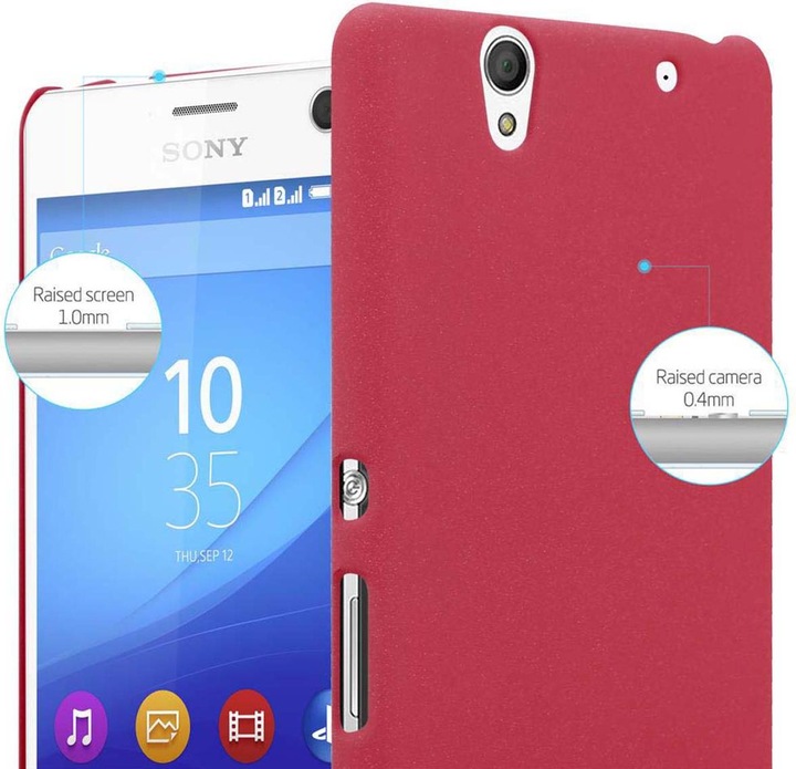 Image du produit Cadorabo Couverture rigide Frosty Cover (Sony Xperia C4)