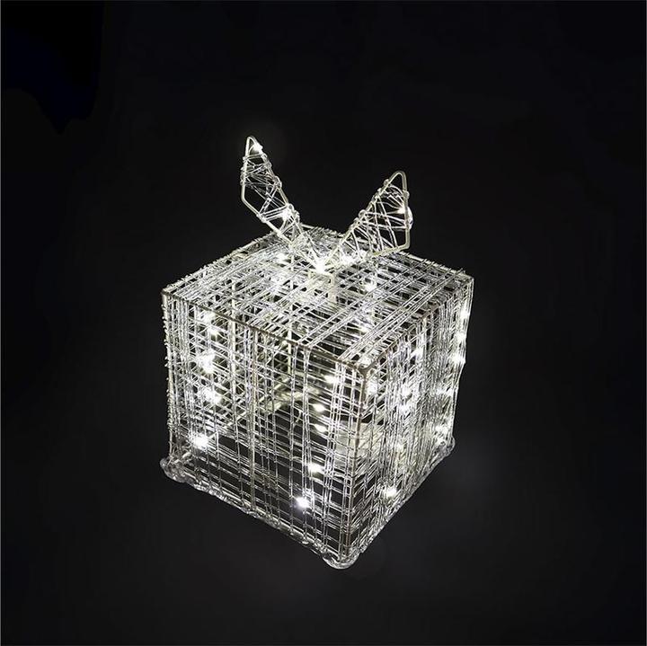 Image du produit Fs-Star LED Batterie Deko-Geschenkpack 20x20x20cm mit Timer