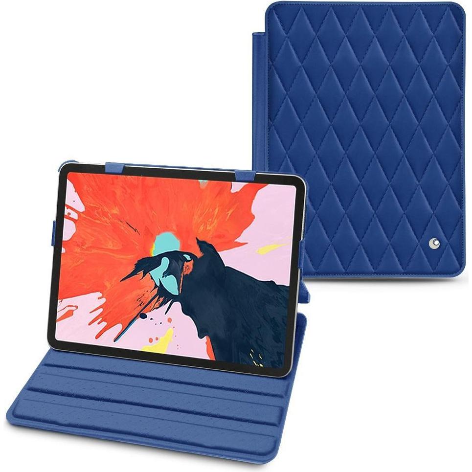 Noreve Lederschutzhülle horizontal (iPad Air 2020 (4. Gen), iPad Air 2022 (5. Gen)), Tablet Hülle, Blau