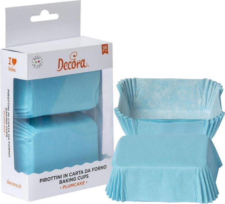 Produktbild Decora Mini-Cake-Backform 36 Stück, Hellblau (5 cm)