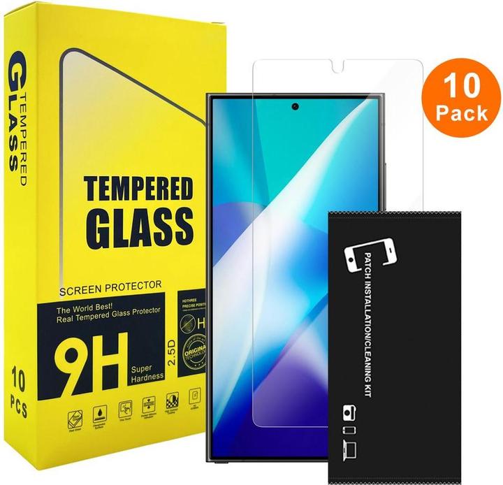 Productafbeelding SIGN Samsung Galaxy S25 Ultra screen protector, 10-pack Bulk (10 Stuk, Samsung Galaxy S25 Ultra)