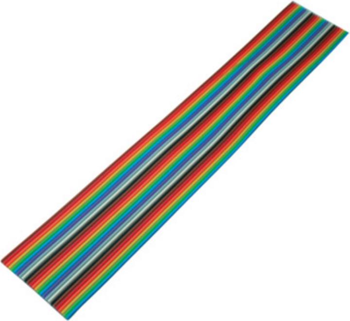 Shiverpeaks S/CONN maximum connectivity flat cable, coloured 1.27 mm pitch, 26 pin, 3.0m (3 m)