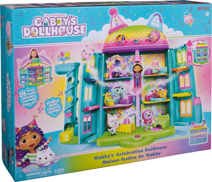 Actual product image Spin Master GDH Gabby's Purrfect doll's house