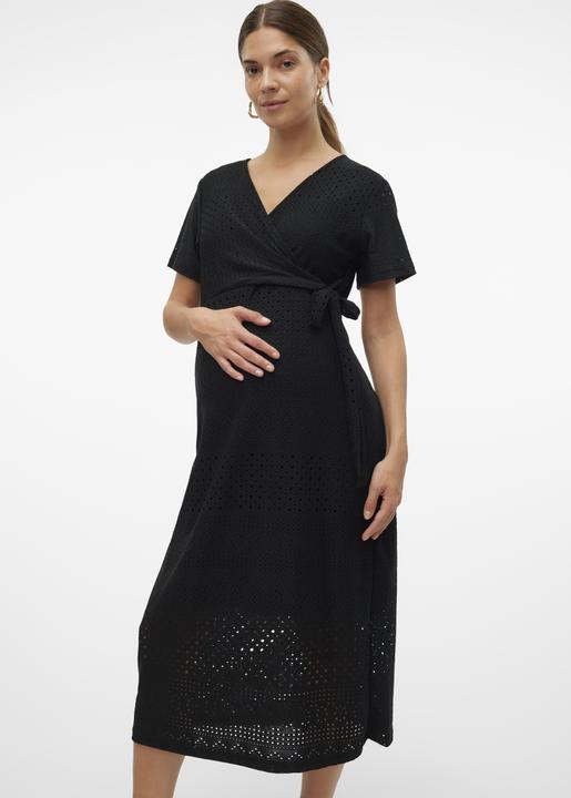 Produktbild Mamalicious Normal geschnitten V-Ausschnitt Midikleid Kleid (XS)