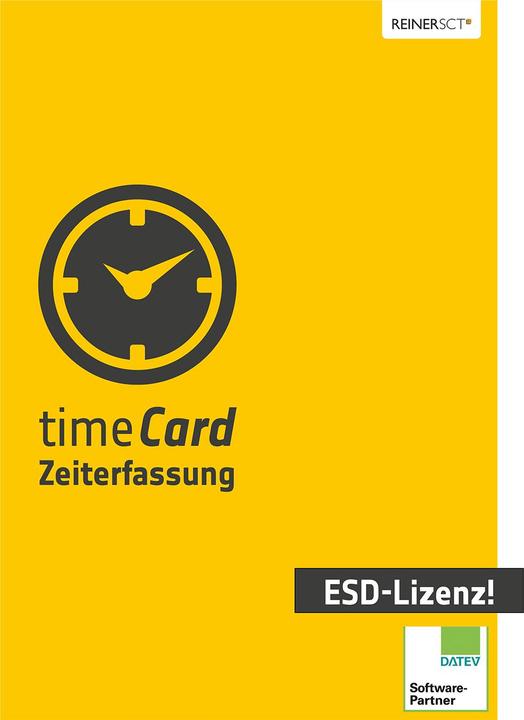 Produktbild ReinerSCT Zeiterfassung Mitarbeiterlizenz timeCard 10 1 Jahr für 100u