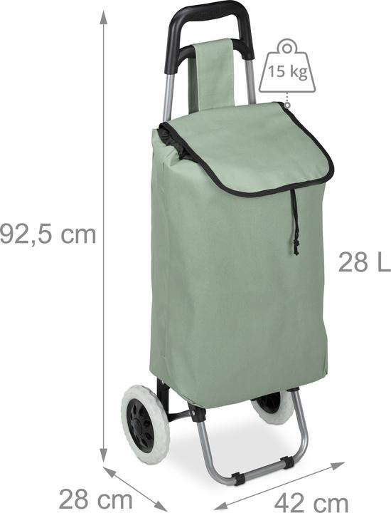 Produktbild Relaxdays Einkaufstrolley