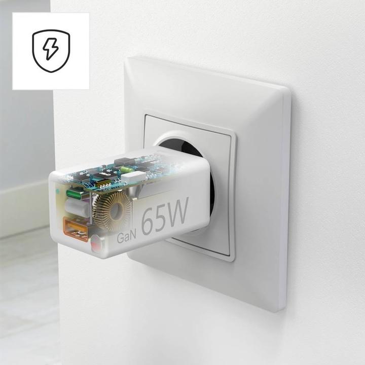 Actual product image Hama Mini charger (65 W, 2 ports)