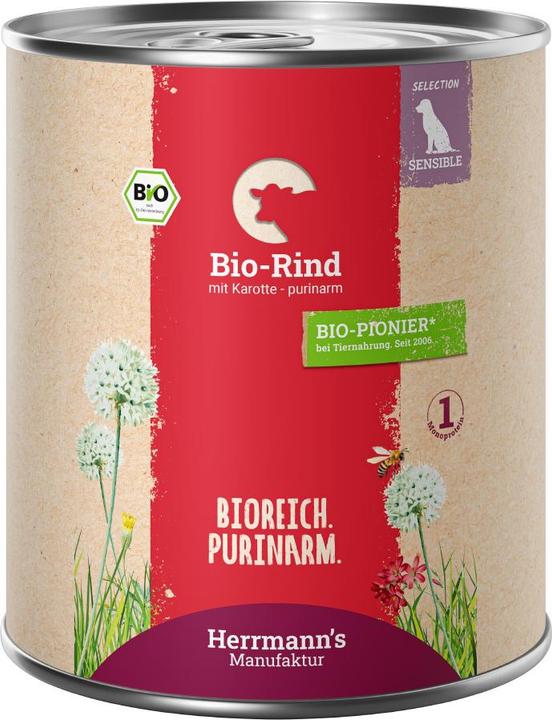 Produktbild Herrmanns Rind mit Karotten (Adult, 1 Stk., 800 g)