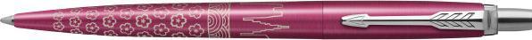Actual product image Parker Pen Retractable biros JOTTER Tokyo, metallic pink Stroke width: M, stroke colour: blue, barrel made of (1x)