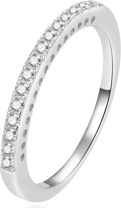 Beneto Fine silver ring with clear zircons AGG365 - Circuit: 62 mm (L) (62)