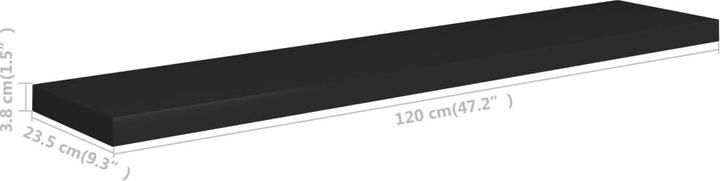 Image du produit vidaXL Jaxx (120 x 23,5 x 4 cm)