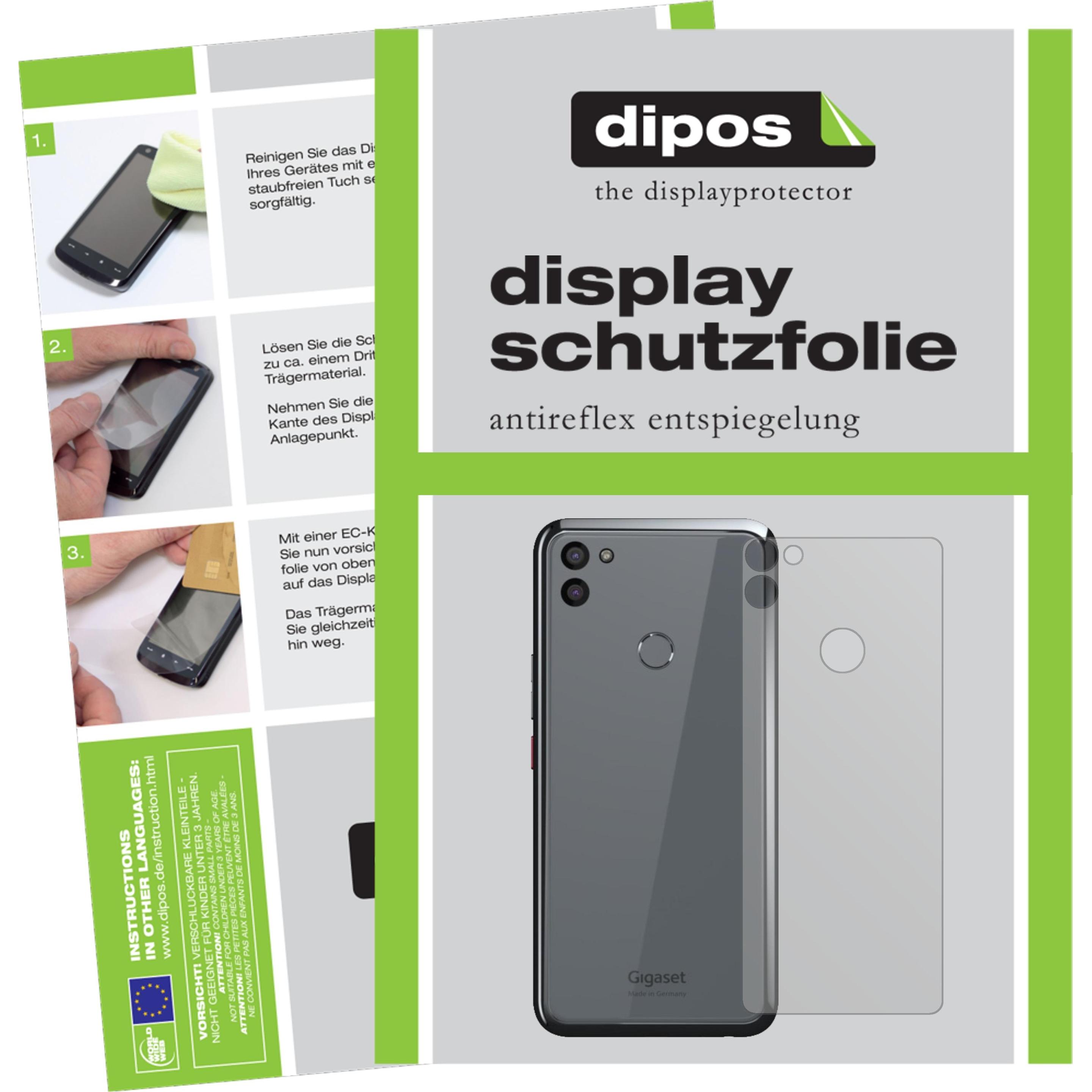 Dipos Displayschutzfolie Antireflex (1 Stück, Gigaset  GS5), Smartphone Schutzfolie, Transparent