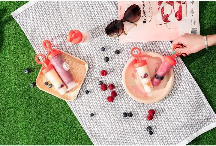 Produktbild Cuisipro 6er Set SNAP-FIT Kreis Pop Mold 85ml coral