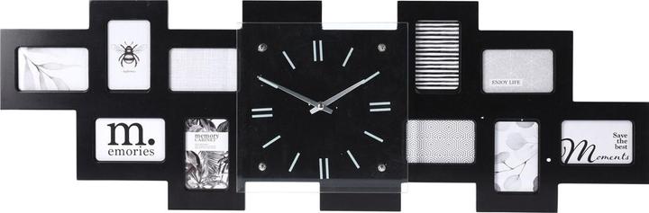 Produktbild Home&Styling Wanduhr mit integrierten Bilderrahmen, 80 x 26 cm