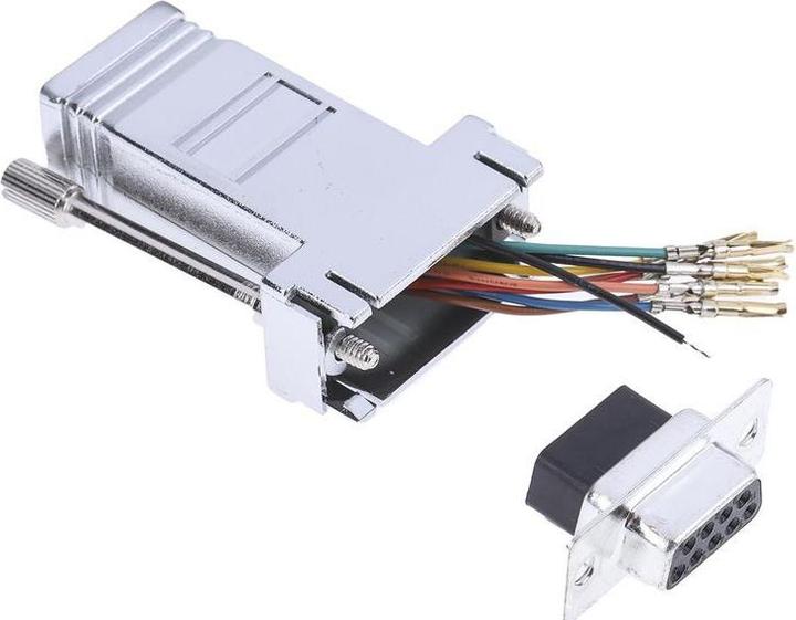Produktbild RS PRO Adapter RJ45/9-polig Buchse geschirmt