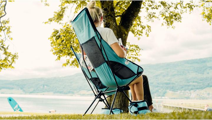 Produktbild Trekony Campingstuhl Hoch Hellblau