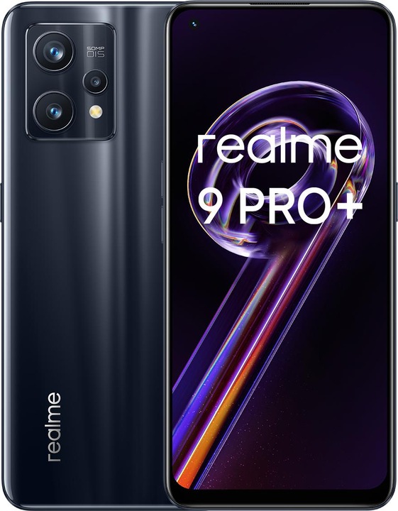 realme 9 Pro+ (128 GB, Midnight Black, 6.40", Dual SIM, 50 Mpx, 5G)