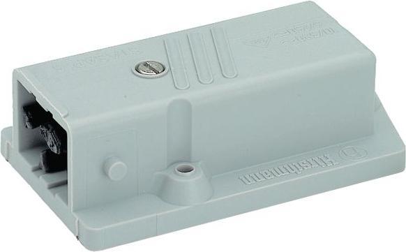 Produktbild Hirschmann Aufbaustecker STASAP 5 grau 5+PE