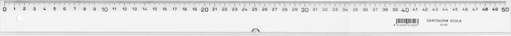 Actual product image Flat ruler Scola 50cm (500 mm)