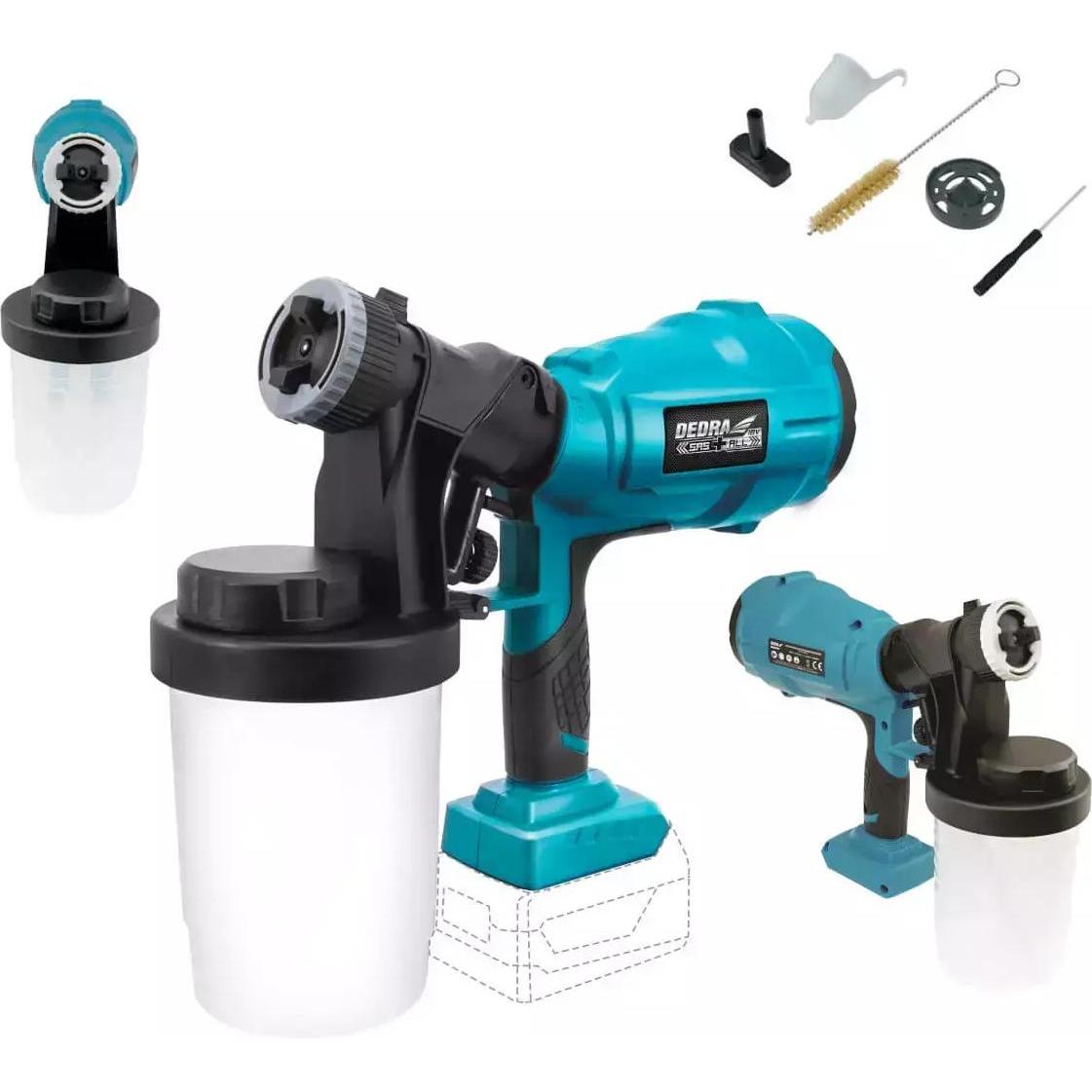 Thumbnail - Dedra, Farbsprühsystem, Agregat malarski DED7057 18 V