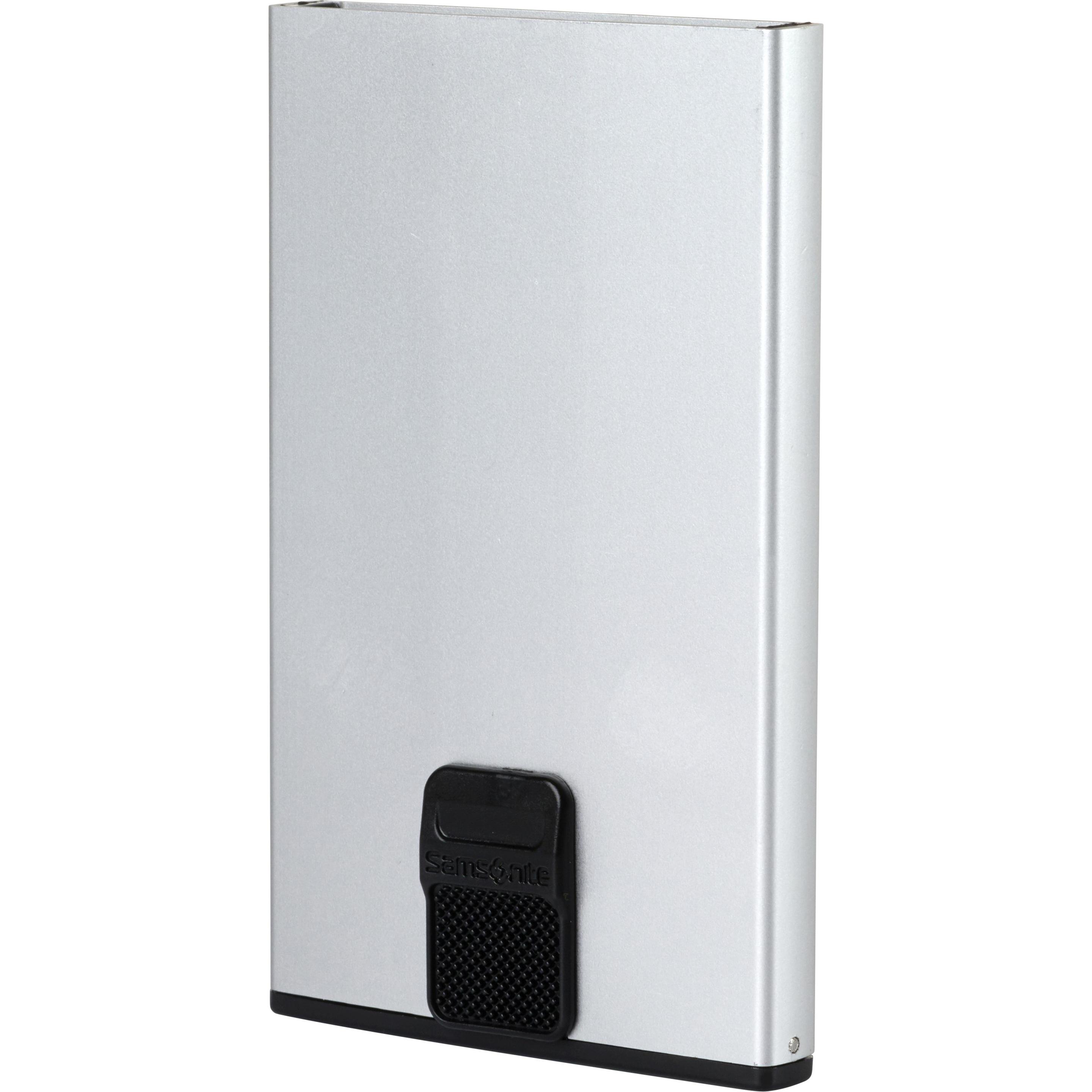 Samsonite, Herren, Portemonnaie, Alu Fit, Silber