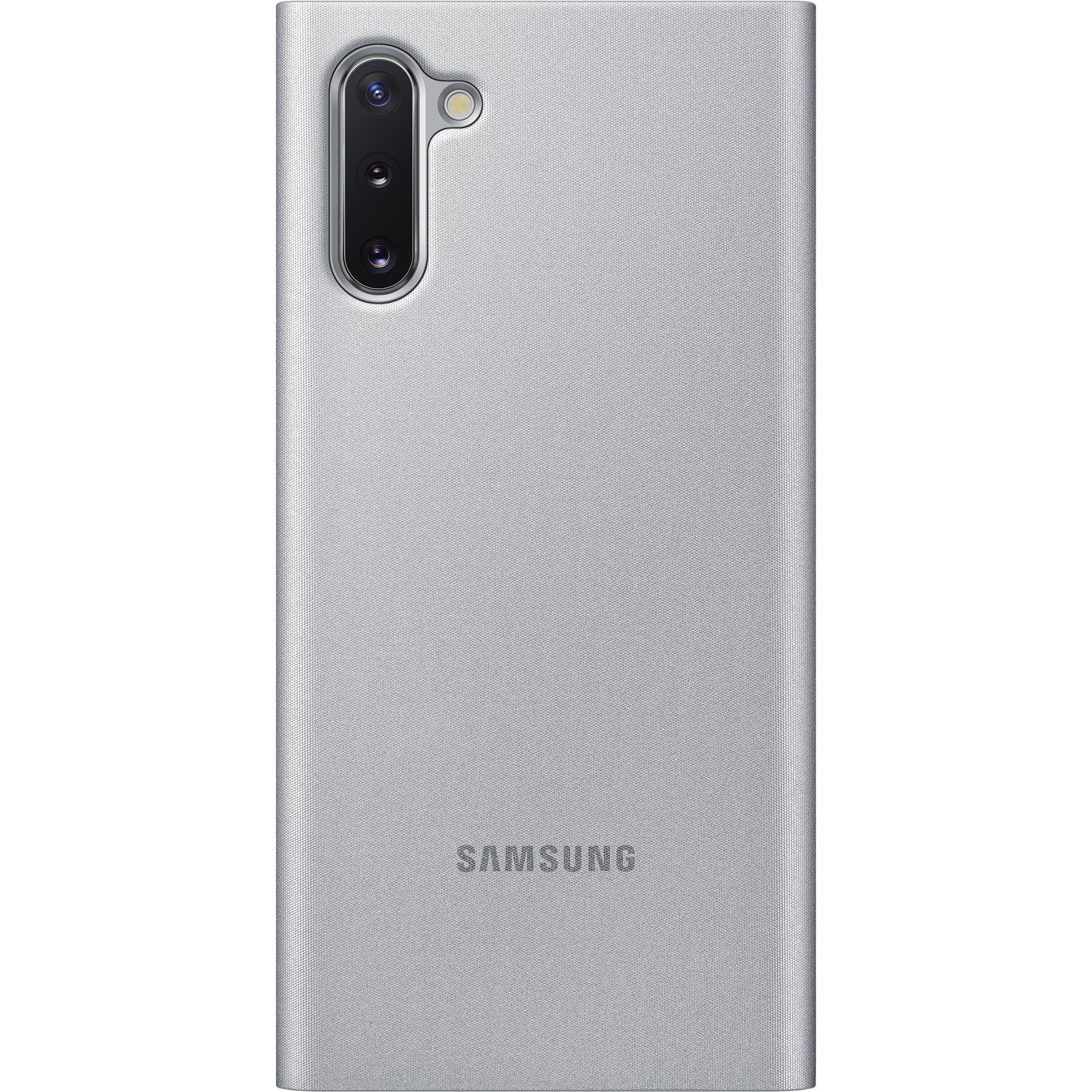 Thumbnail - Samsung Clear View Cover (Samsung Galaxy Note 10), Smartphone Hülle, Silber