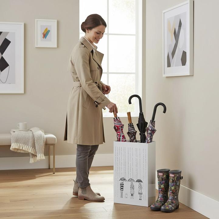 Actual product image HAKU Möbel Cast Iron Umbrella Stand, Rectangular