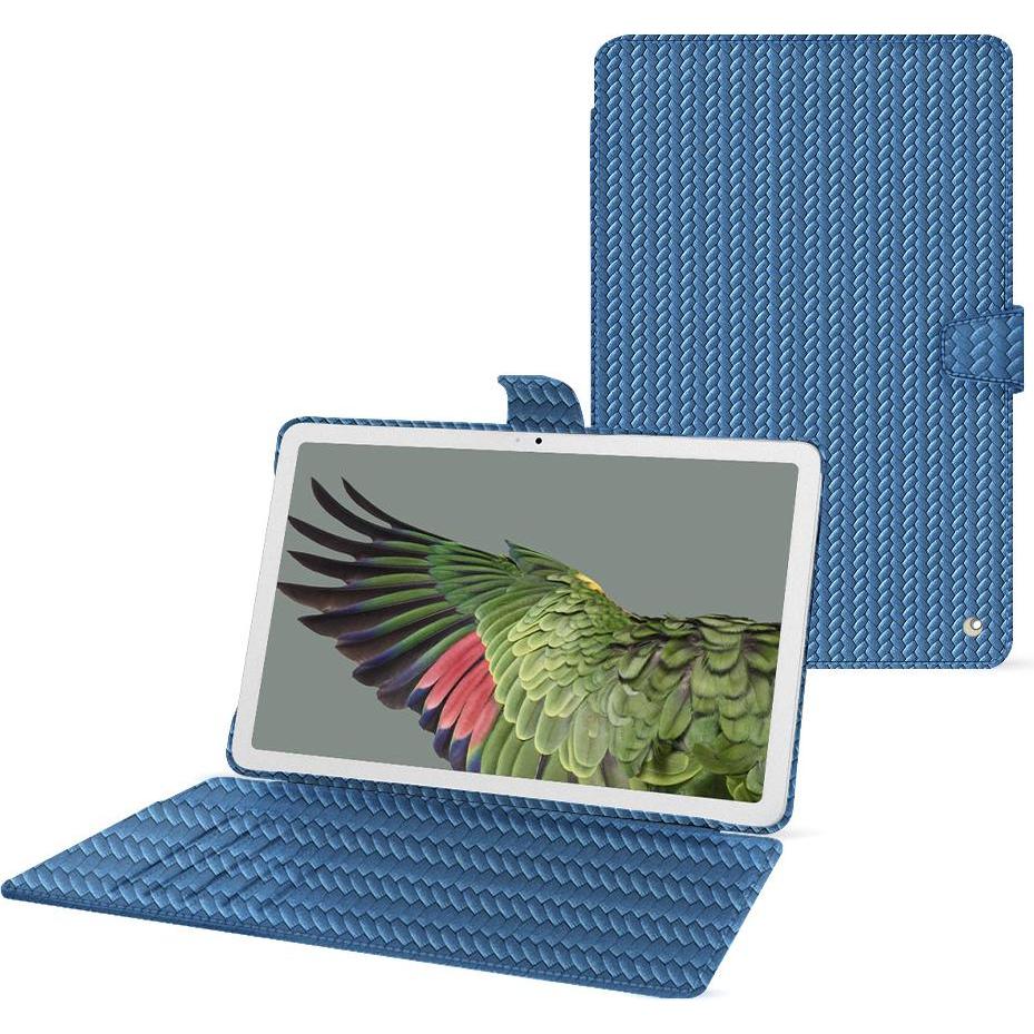 Thumbnail - Noreve Lederschutzhülle Google Pixel Tablet (Google Pixel Tablet), Tablet Hülle, Blau