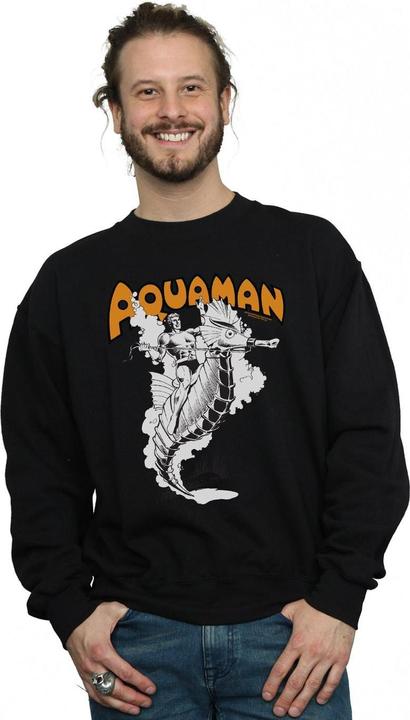 Produktbild Aquaman Mono Action Pose Sweatshirt (3XL)
