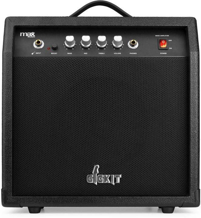 Actual product image Max Music E-Bass GigKit (Electric bass, Basswood Body, Hard maple neck)