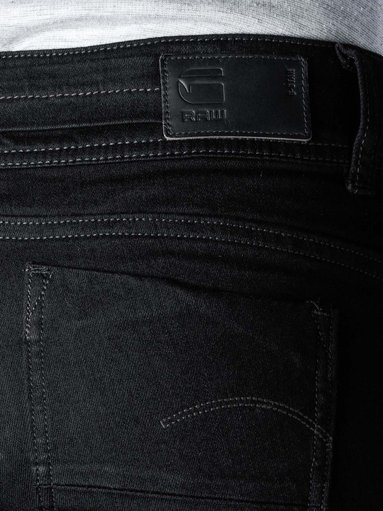 Produktbild G-Star Midge Mid Bootcut Elto Nero Superstretch pitch black (W24/L30)