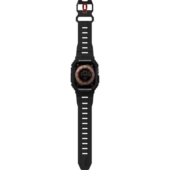 Thumbnail - Skinarma Band+Case Mecha 2in1 Apple Watch 49mm black, Uhrenarmband, Schwarz