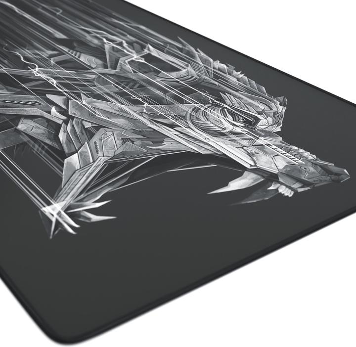 Actual product image Titanwolf Gaming mouse pad, 900 x 400mm XXL mouse mat, improves precision & speed, black (Wide)