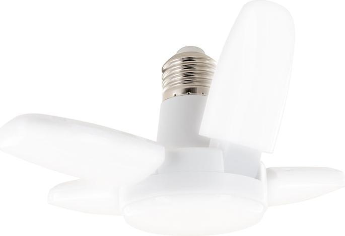 Actual product image Schwaiger LED 360* Garage/workshop light 5 panels (E27, 1x)