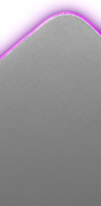 Productafbeelding Mars Gaming MMPRGB2S RGB Muismat XXL Zilver (XXL)