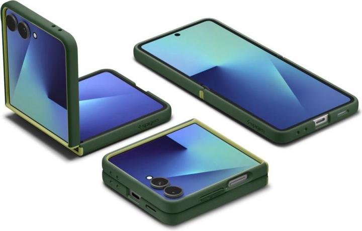 Actual product image Spigen - Caseology Nano Pop MagSafe - Samsung Galaxy Z Flip7 - Avo Green (Samsung Galaxy Z Flip7)