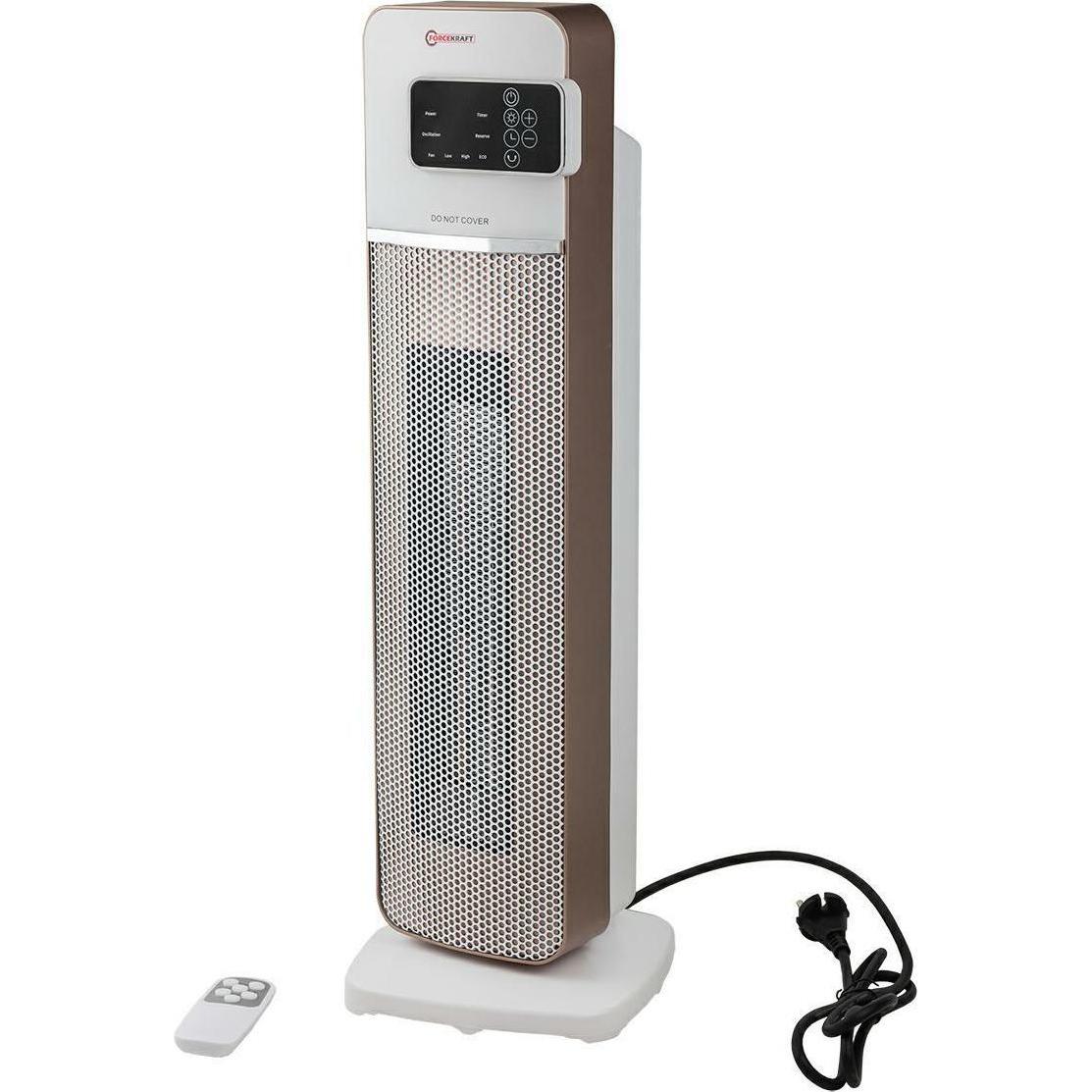 Forcekraft 4-lüfter Heizgerät mit Fernbedienung, 2000 W, Termoventilatore